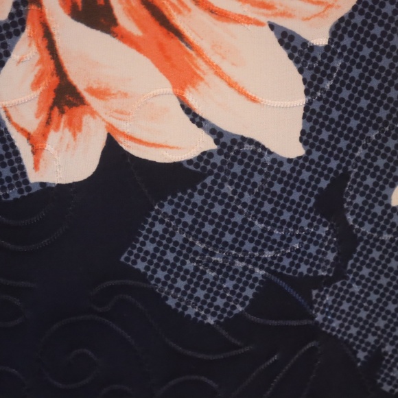 JM COLLECTION NWT Petite Short Sleeve Printed Top  PL - Picture 9 of 9